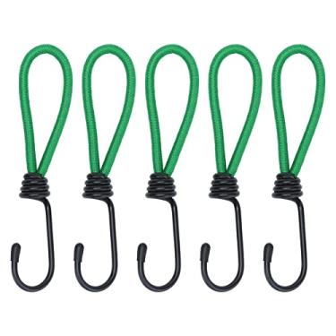 Imagem de 5pcs Corda Elástica para Fixação de Tendas Camping Galeria Bagagem Buckle Prego no Agrupamento Armazenamento