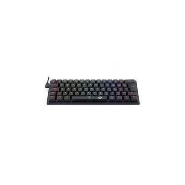 Imagem de Teclado Mecânico Gamer Redragon Anivia, RGB, Switch Brown, ABNT 2, Preto - K614-RGB (PT-BROWN)