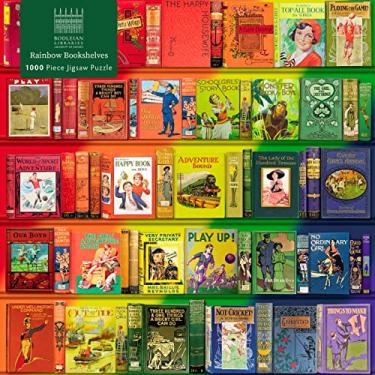 Imagem de Adult Jigsaw Puzzle Bodleian Libraries: Rainbow Bookshelves: 1000-Piece Jigsaw Puzzles