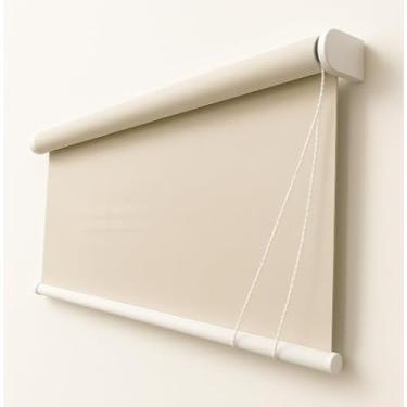 Imagem de Persiana Rolo Blackout 100% Bloqueio de Luz - Para Janela Quarto Sala Cozinha Escritório Varanda, Anti-Ruído e Termorreguladora Residencial/Comercial (BEGE,1,70L X 1,40A)