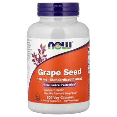 Imagem de Now Foods Semente de uva anti 100 mg 200 cápsulas