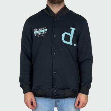 Imagem de Jaqueta Diamond Un Polo Hardware Varsity Preto-Masculino