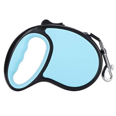 Imagem de HEEPDD Trela ​​retrátil para Cães de 3 a 5 M, Cinto de Poliéster Resistente Com Alça Antiderrapante e Gancho à Prova de Ferrugem, para Cães Pequenos e Médios, Caminhada, Corrida, (Hum)