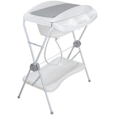 Imagem de Banheira de Bebe com Trocador Desmontavel Kiddo Shower Cinza