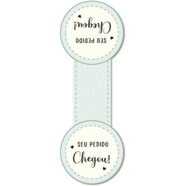 Imagem de Etiqueta Adesiva Seu Pedido Chegou 110MMX235MM Pacote com 10 - Packpel