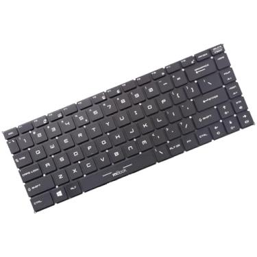 Imagem de Teclado mBook para MSI MS-16Q2 Preto US LED
