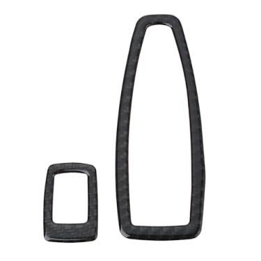 Imagem de Briny River Acabamento interior do interruptor de janela de carro de fibra de carbono compatível com BMW 1 2 3 GT/F20 F21 2012-2016