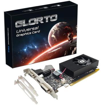 Imagem de Placa gráfica GeForce GT 740 4G DDR3 de perfil baixo, PCI Express 3.0 x16, HDMI/VGA/DVI, GPU de nível básico para PC, SFF e HTPC, compatível com Win11