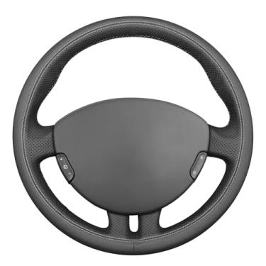 Imagem de MEWANT Capa de volante com costura DIY para Renault Clio 3 2005-2012 Acessórios de volante para Renault Clio 3