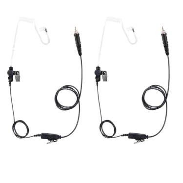 Imagem de Fone De Ouvido Com Para Rádio Bidirecional Compatível Motorola Clp 1010E, 1080E, Clp1010E E Clp1080E Walkie Talkie (Pacote 2)