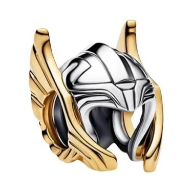 Imagem de Contas De Charme Marvel Spider-Man Iron Man Thor Para Pulseira Prata D