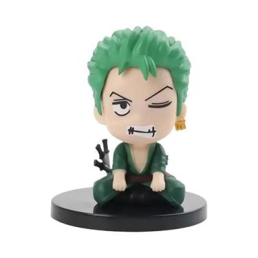 Imagem de Figurinha De PVC De Anime Para Crianças Mini Luffy Solon Em Posição Se