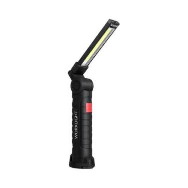 Imagem de Lanterna LED COB Recarregável Portátil Com Ímã, Lâmpada Suspensa USB P