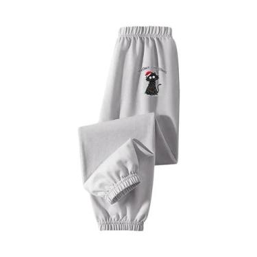 Imagem de Camiseta Infantil De Natal Com Gato Preto, Manga Curta, Algodão Para B