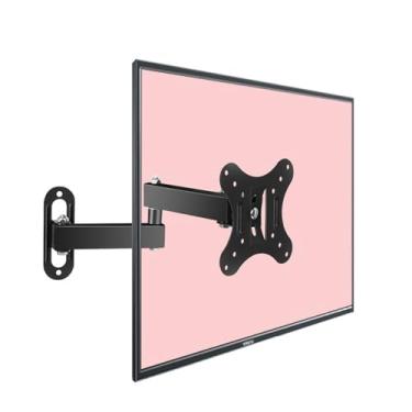 Imagem de BEGWVDJTP Rack de monitor de computador de 14 a 24 polegadas Suporte telescópico de parede Suporte de monitor ajustável