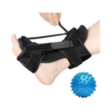 Imagem de Órtese Noturna Ajustável Para Fascite Plantar, Suporte Respirável Para