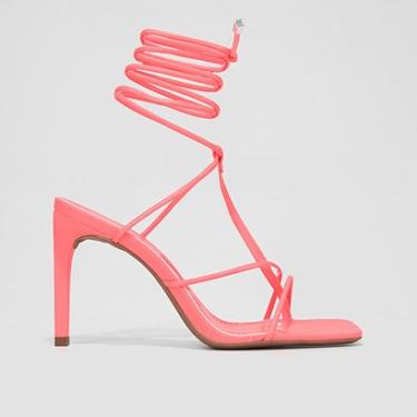 Imagem de Sandália Santa Lolla Amarração Salto Alto Feminina-Feminino