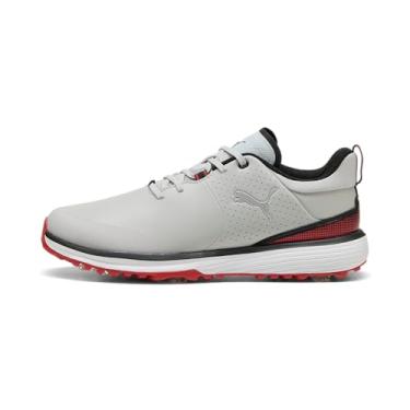 Imagem de PUMA Tênis de golfe masculino, Cinza (Ash Gray-puma Black-Candy Apple), 11.5 Wide