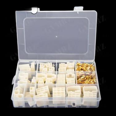 Imagem de Kit De Conectores Rápidos Automotivos De 6.3mm, Terminais De Crimpagem