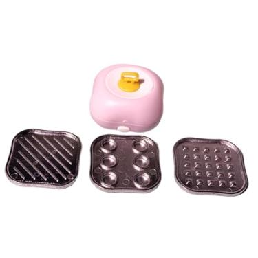 Imagem de MERIGLARE Miniatura de Cozinhador de Ovos para Casa de Bonecas em Escala 1:12 - Enfeite Versátil para Decoração, Presente de Natal, Adereço Fotográfico e, Rosa
