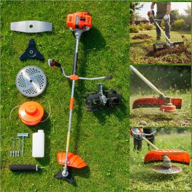Imagem de Roçadeira Multifuncional 75cc 3,5hp 5 Em 1 Profissional Enxada Rotativa