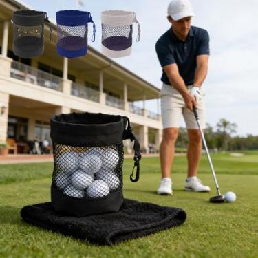 Imagem de Bolsa de armazenamento de bola esportiva portátil - organizador de cordão durável para golfe, futebol, vôlei, leve para treinadores, uso em viagens