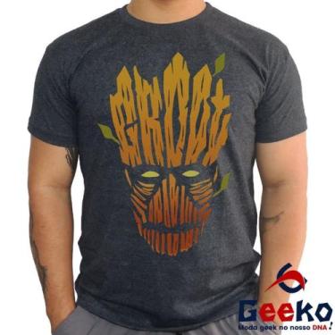 Imagem de Camiseta Groot 100% Algodão Guardiões da Galáxia  Guardians Of The Gal