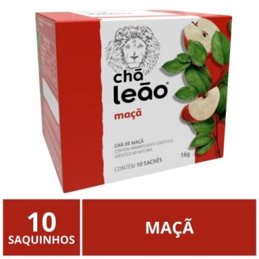 Imagem de Chá Leão Premium, Maçã, 10 saquinhos