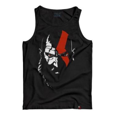 Imagem de Camiseta Regata Kratos God Of War Camisa Gamer Nerd Jogo - KING OF GEE