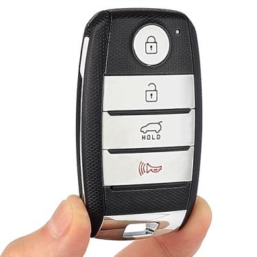 Imagem de KEYECU Chave de substituição para chave de carro para KIA Soul 2017 2018 entrada sem chave de partida remota chave inteligente 4 botões 433MHz 8A Chip FCC ID: CQOFN00100, P/N: 95440-B2AC0