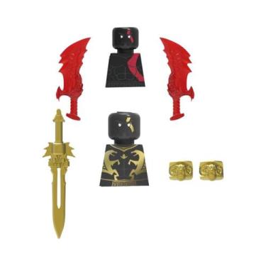 Imagem de Mini Figuras De Ação Kratos Geralt Ciri Compatíveis Com Blocos De Mont