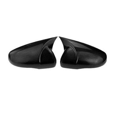 Imagem de Retrovisor Do Carro Espelho Lateral Capa Asa Tampa Da Porta Exterior Caso De Fibra De Carbono Olhar Compatível Com VW Golf MK6 GTI GTD 2009-2013(Carbon)