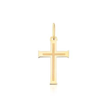 Imagem de Pingente De Ouro Cruz Jesus 10k Pm58 - MAEHLER Arte Em Joias