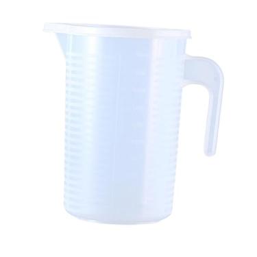 Imagem de Ｂｅｓｇａ Copo medidor com tampa, marcações em ambos os lados, jarra medidora multiuso para líquidos, utensílios domésticos de cozinha para óleo, água e leite, 2000ml