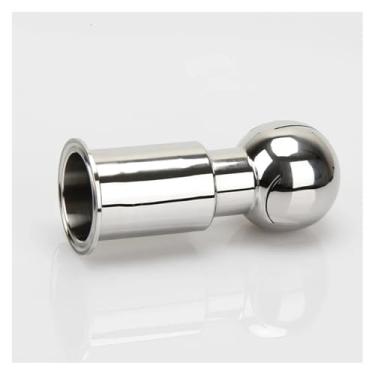 Imagem de Bola de pulverização rotativa de aço inoxidável 304 para limpeza de tanque de 50,5 mm 64 mm Virola OD Fit 3.8 cm 5.1 cm Tri Clamp (virola de 45 mm 64 mm)