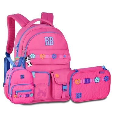 Imagem de Mochila Costas com Lancheira e Estojo Box Rebecca bonbon-Feminino