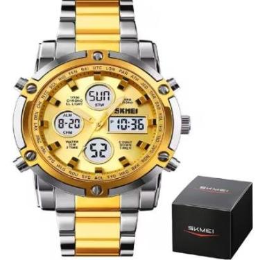 Imagem de Relógio Masculino Skmei 1389 Á Prova D'água 30m Digital Esportivo Luxo-Masculino