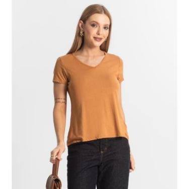 Imagem de Blusa Feminina Básica Select Marrom-Feminino