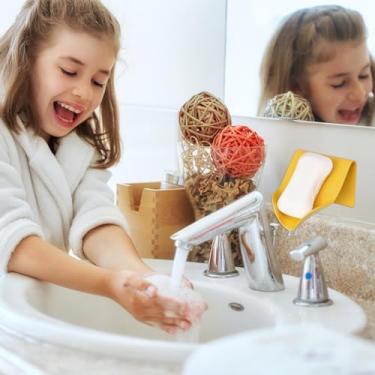 Imagem de Porta-,Suporte Portátil Com Escorrimento Automático | Instalação Sem Furos - Para Homens Mulheres Apartamento Casa Cozinha Banheiro Lavatório Bancada Parede