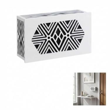 Imagem de Caixa de cobertura de campainha de madeira – Placa decorativa espessa de campainha para uso interno/externo, fácil de instalar, destaque elegante para casa montado na parede