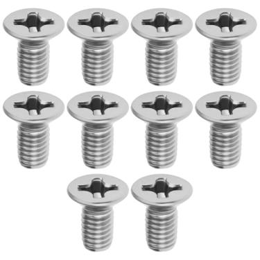 Imagem de LT Easiyl 10 peças de parafusos de fixação de aço inoxidável para moedor de café 15030109 M3x6mm compatíveis com Victoria A-rduino Mythos
