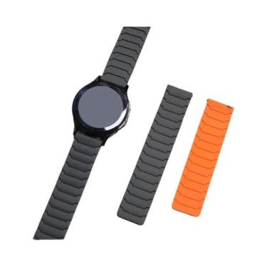 Imagem de Pulseira De Silicone Magnética Para Smartwatch Amazfit Bip 6 5 Active 