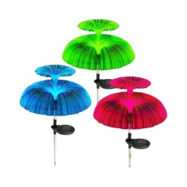 Imagem de Luzes Solares De Água-Viva À Prova d'Água Com 7 Cores Mutáveis Para De