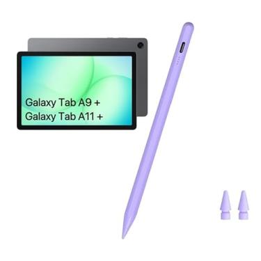 Imagem de Caneta Stylus Tab A11+ para tablet Samsung Galaxy Tab A11/A9/A9 + Plus, carregamento rápido, telas sensíveis ao toque e estilistas de S Pencil (roxa)