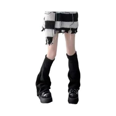 Imagem de Meias De Lã Tricotadas Para Mulheres, Estilo Anime Japonês Lolita, Aqu