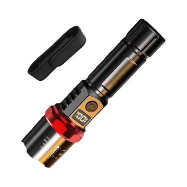 Imagem de Lanterna LED Poderosa De 1000LM, Recarregável via Tipo-C, Tocha Telesc