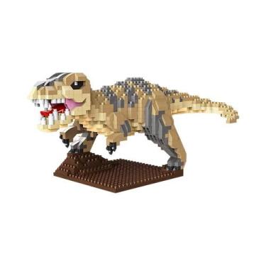 Imagem de Modelos De Dinossauros Micro Mini Para Adultos, Blocos De Montar Tyran