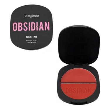 Imagem de Blush duo obsidian gemini og01 hb10001 ruby rose