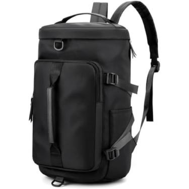 Imagem de Bolsa esportiva, mochila, bolsa transversal, ideal para treino, futebol, academia e à prova d'água. (preto)