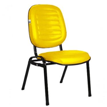 Imagem de Cadeira Empilhável Para Igrejas Evangélicas Linha Holy Amarelo